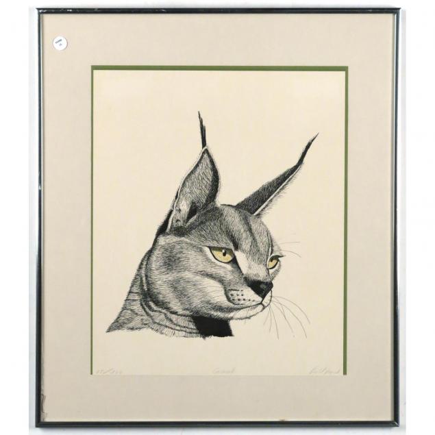 lee-jayred-american-20th-century-caracal-print