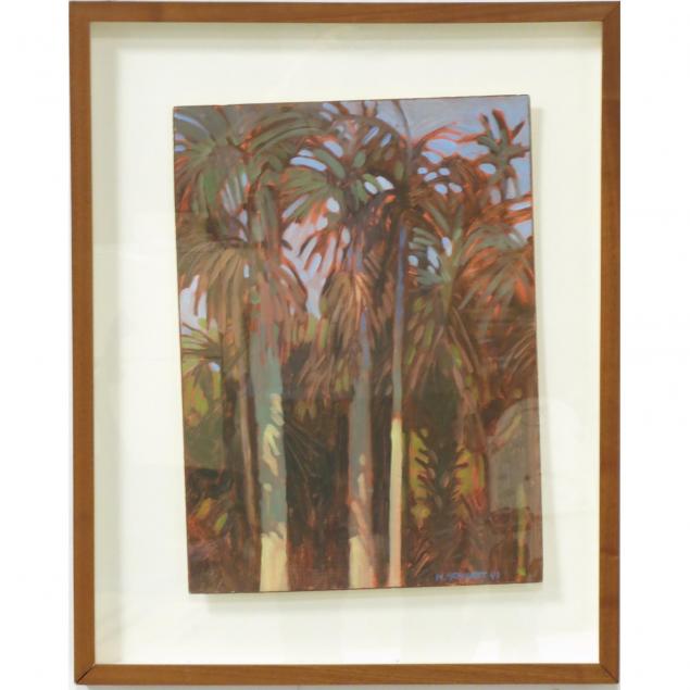 marie-postle-stewart-fl-20th-century-palm-trees