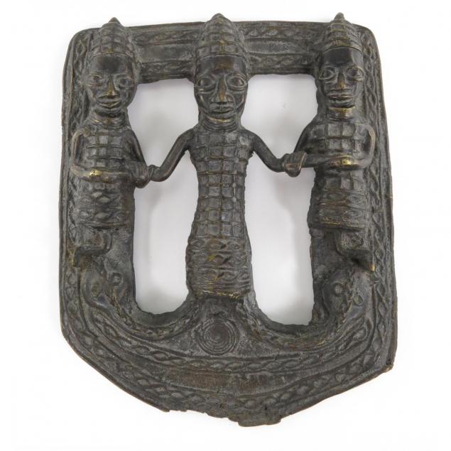 african-benin-bronze-plaque