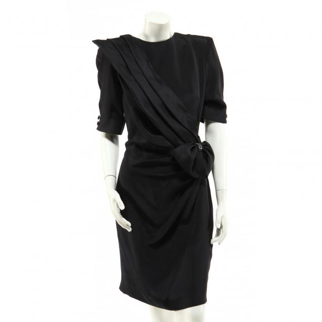 black-cocktail-dress-louis-feraud