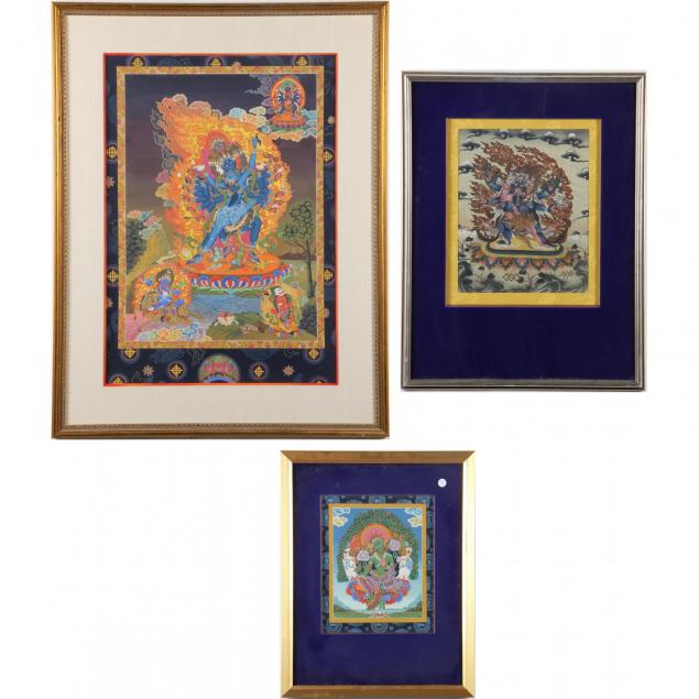 three-thangkas-20th-century