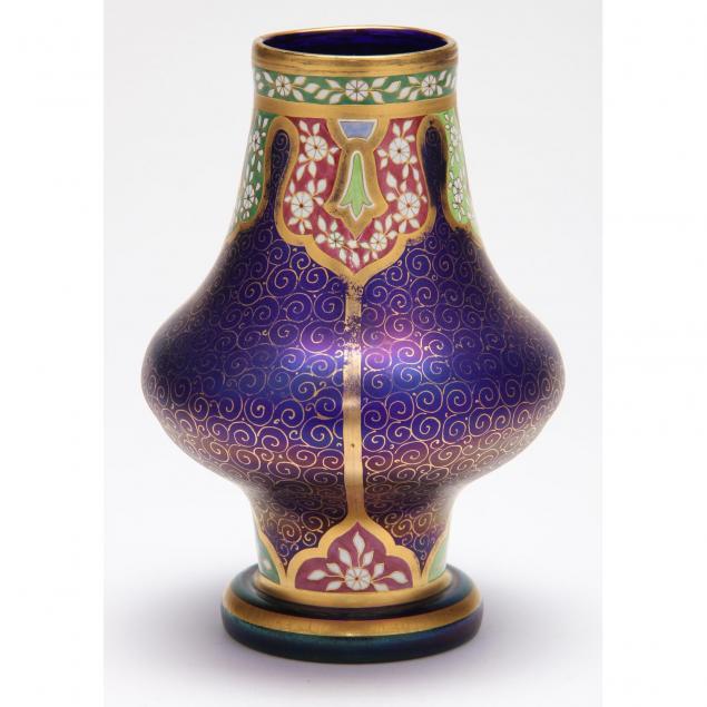 att-moser-enamel-decorated-vase