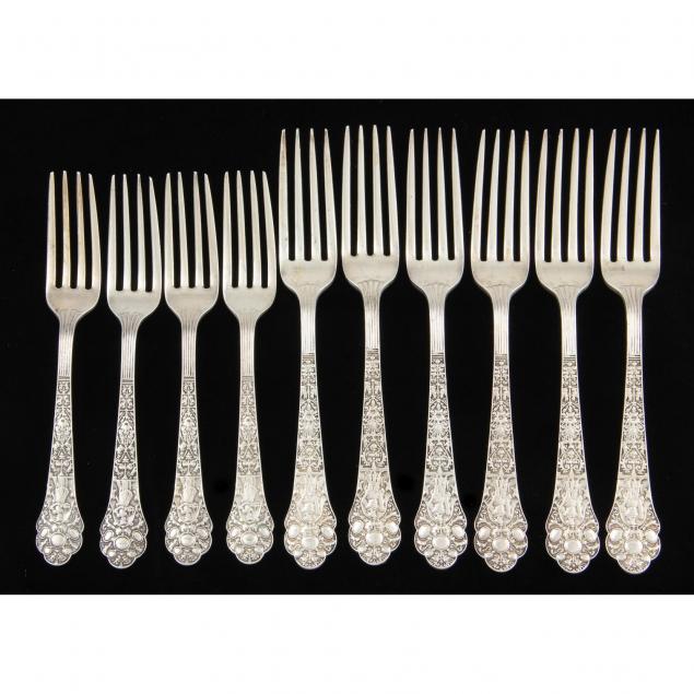 10-gorham-medici-sterling-silver-forks
