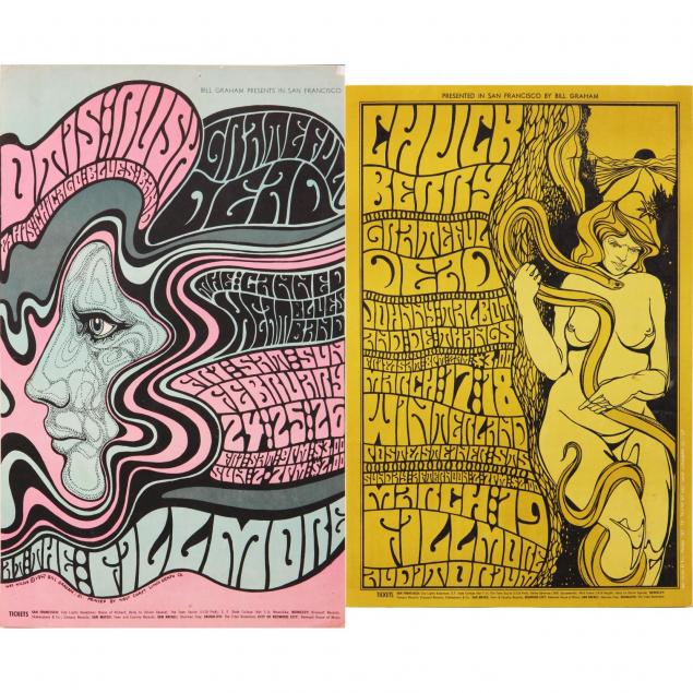 two-1967-concert-posters-by-wes-wilson-featuring-the-grateful-dead