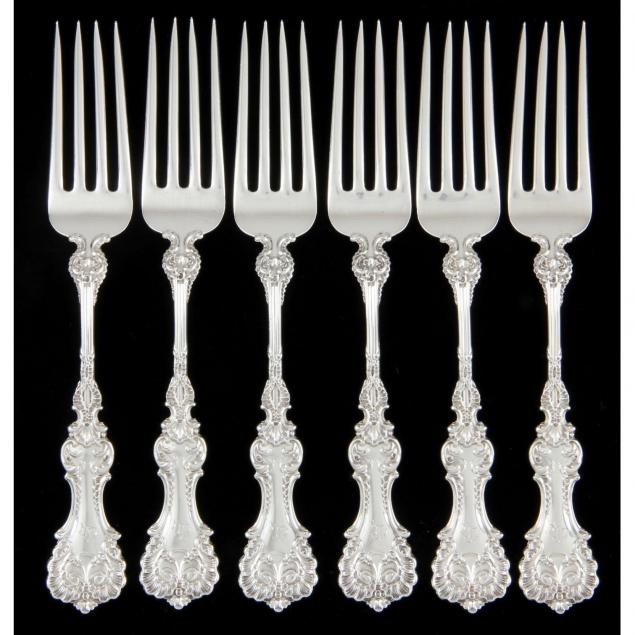 set-of-6-whiting-pompadour-sterling-silver-forks
