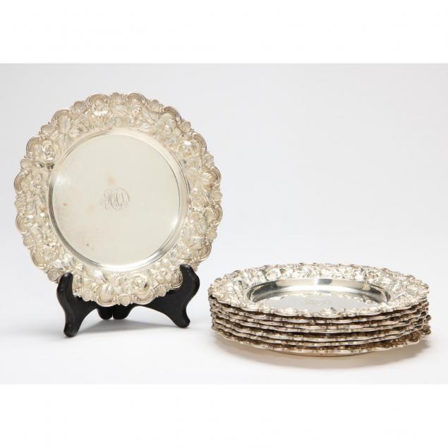 set-of-8-stieff-baltimore-rose-sterling-silver-bread-plates