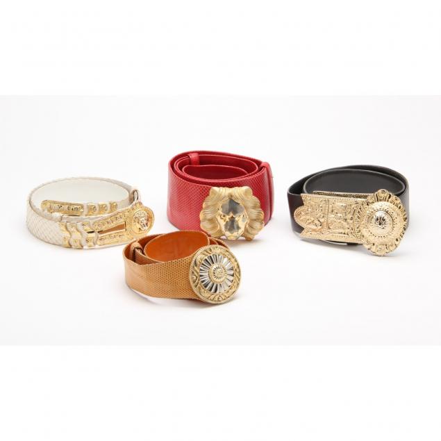 group-of-four-ladies-belts-judith-leiber