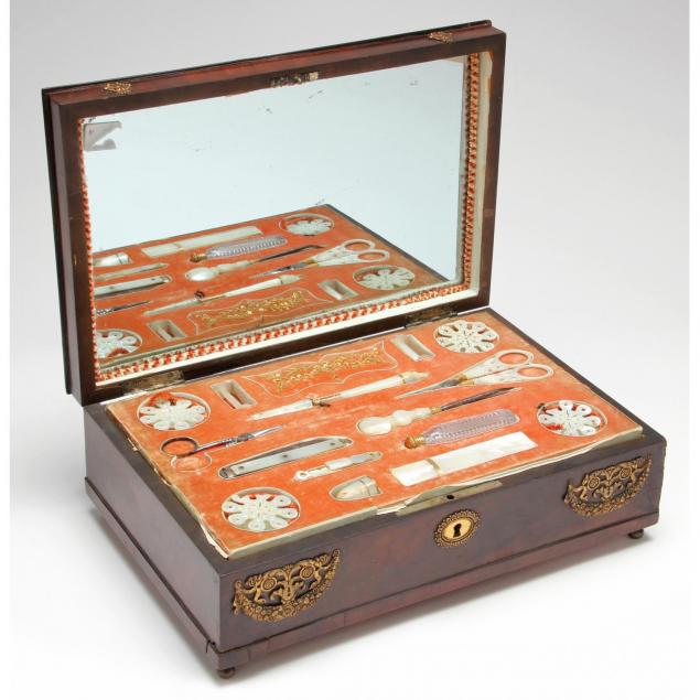 antique-french-mahogany-sewing-box