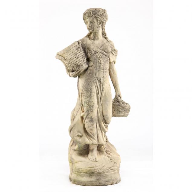 cast-stone-garden-statue-of-a-woman