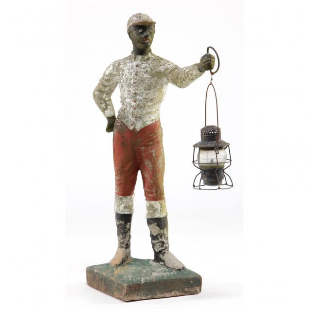 vintage-cast-stone-lawn-jockey