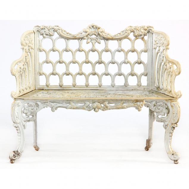 victorian-style-cast-metal-garden-bench