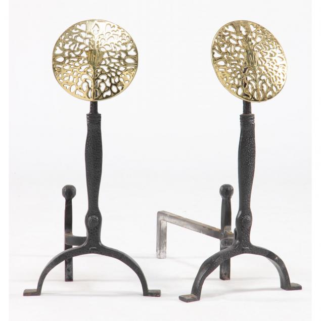 pair-of-virginia-metalcrafters-andirons