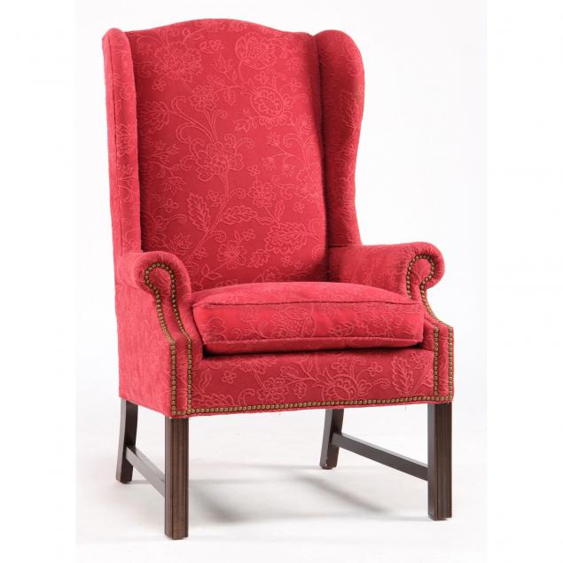 chippendale-style-wing-back-chair