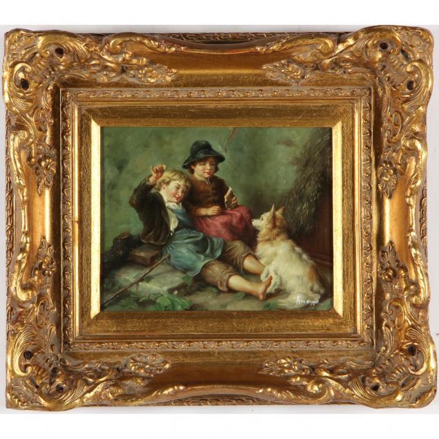 antique-reproduction-painting-my-pet-dog