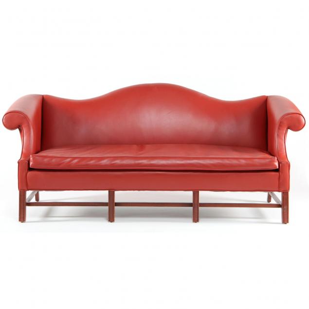 chippendale-style-camel-back-sofa