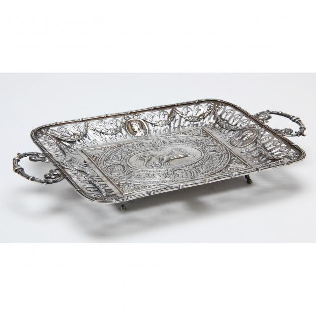 hanau-silver-low-dish-19th-century