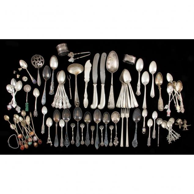 assorted-sterling-silver-silverplate-flatware