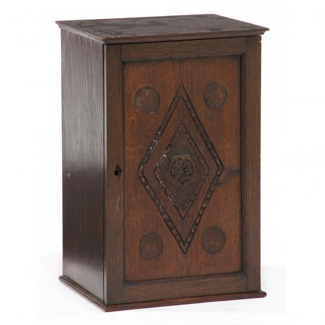 english-arts-and-crafts-hanging-cabinet
