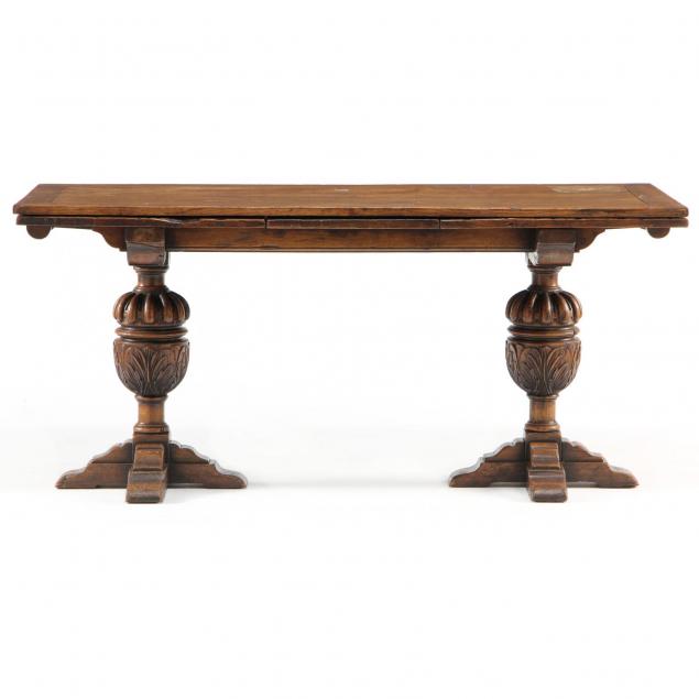 english-jacobean-style-draw-leaf-dining-table