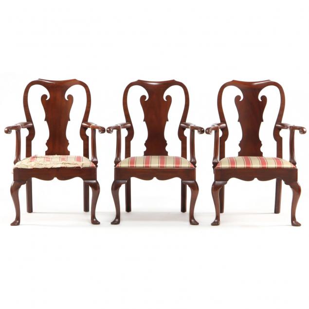 kittinger-three-colonial-williamsburg-reproduction-queen-anne-style-arm-chairs