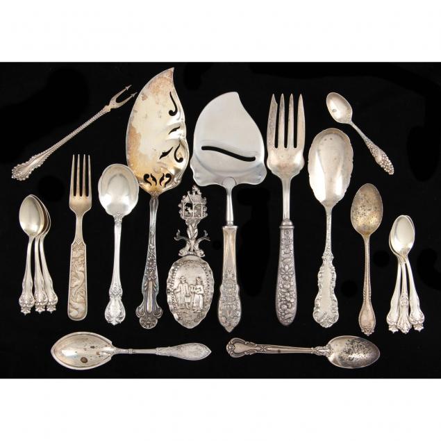 assorted-american-sterling-silver-flatware