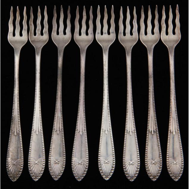 set-of-8-gorham-chippendale-sterling-silver-cocktail-seafood-forks