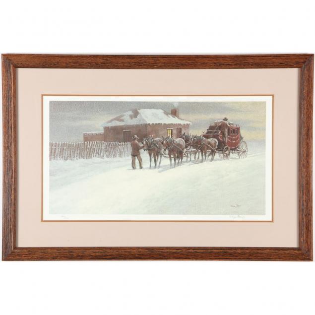 wayne-baize-ca-b-1943-carriage-in-snow