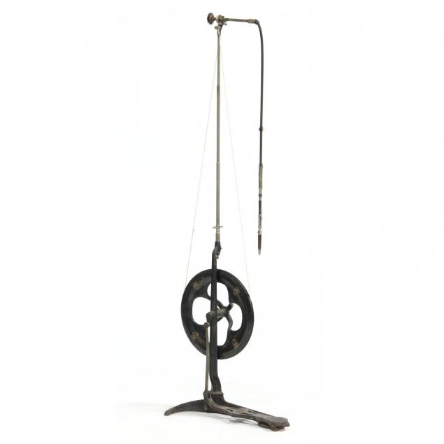 clev-dent-antique-dentist-s-foot-operated-drill-stand