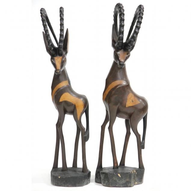 two-carved-and-painted-kudu