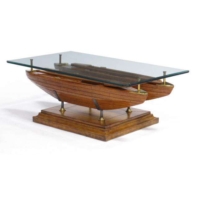 contemporary-decorative-boat-coffee-table