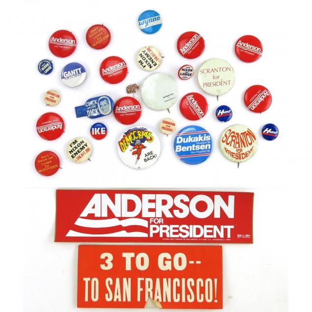 group-of-vintage-political-campaign-materials