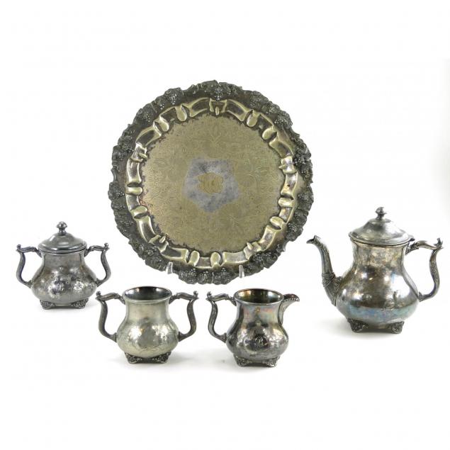 victorian-silverplate-tea-set
