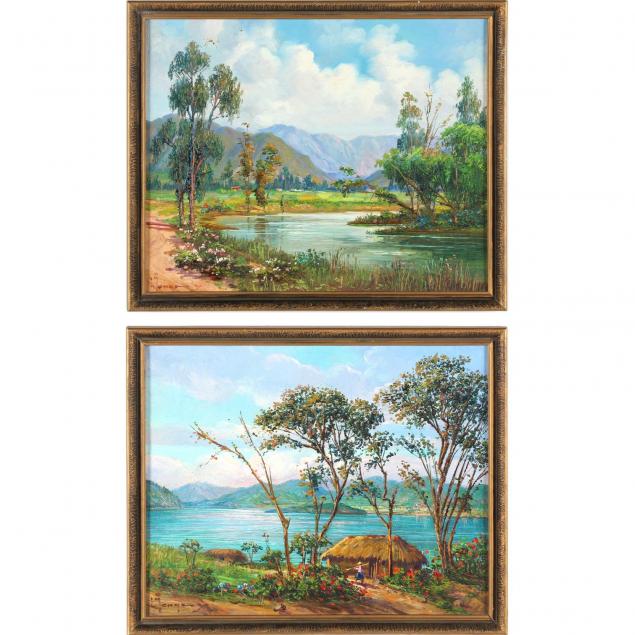 luis-monge-ecuadorian-b-1922-two-landscapes