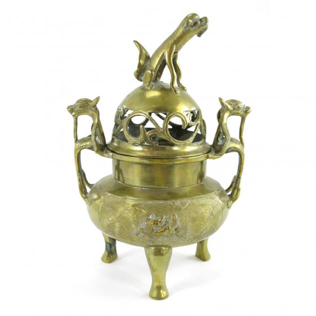 chinese-brass-censer