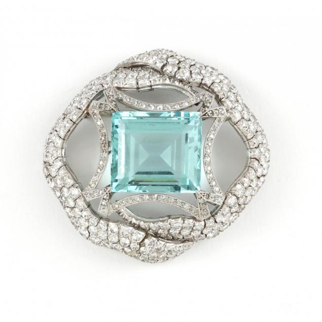 platinum-aquamarine-and-diamond-brooch