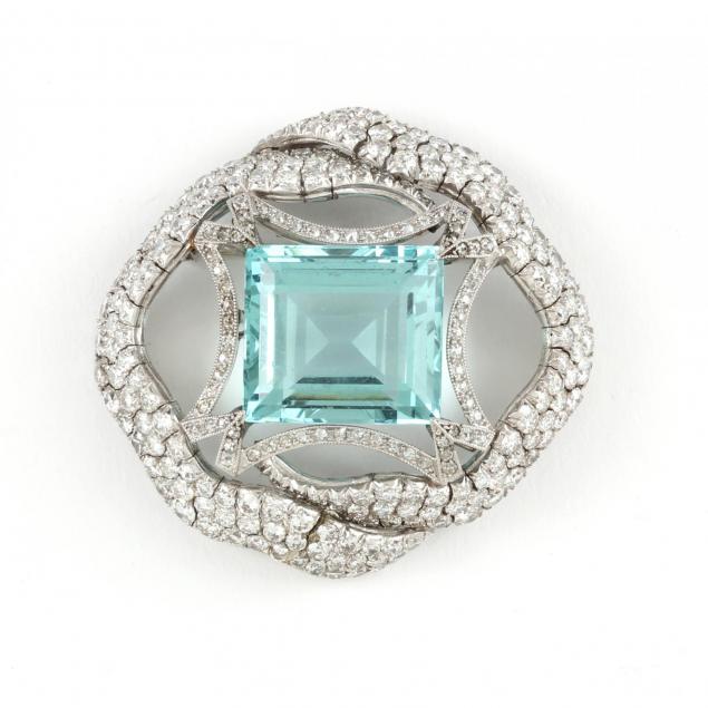 platinum-aquamarine-and-diamond-brooch