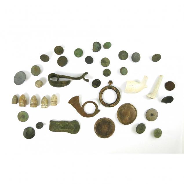 group-of-civil-war-artifacts