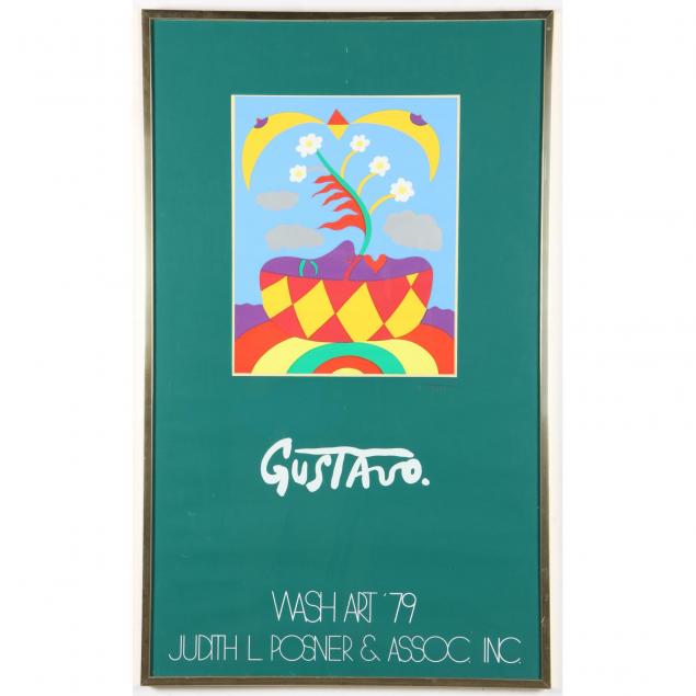 gustavo-artist-signed-exhibition-poster