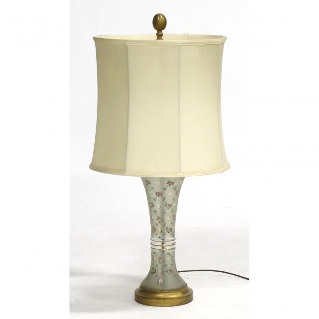 vintage-cut-to-clear-handpainted-table-lamp