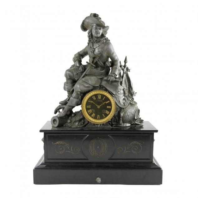 antique-french-figural-mantel-clock