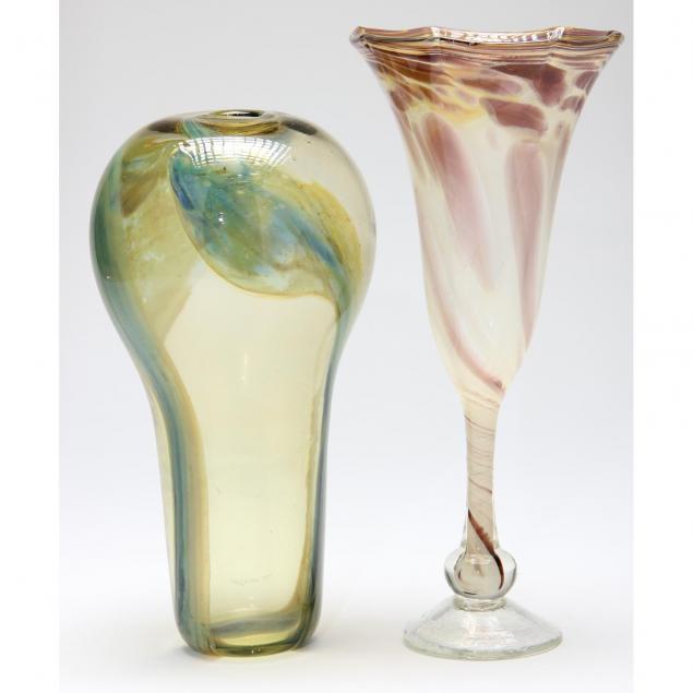 christopher-reis-two-pieces-of-art-glass