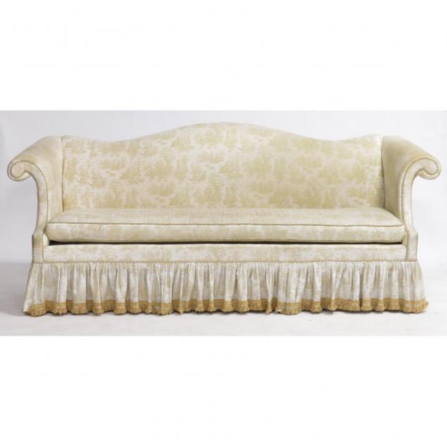 hickory-chair-co-chippendale-style-camel-back-sofa