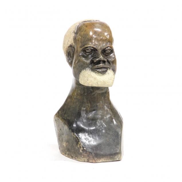 carved-stone-african-bust-of-a-man