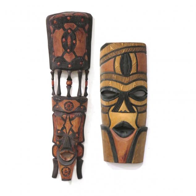 two-large-carved-tribal-masks