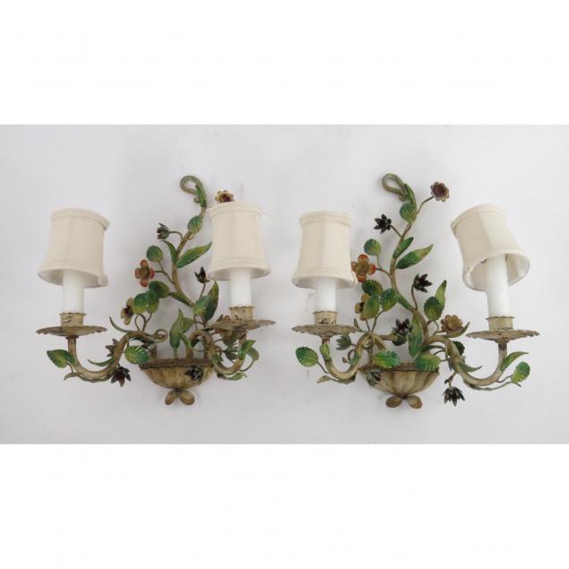 pair-of-italian-painted-metal-candle-sconces