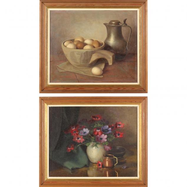 henk-bos-dutch-1901-1979-two-still-lifes
