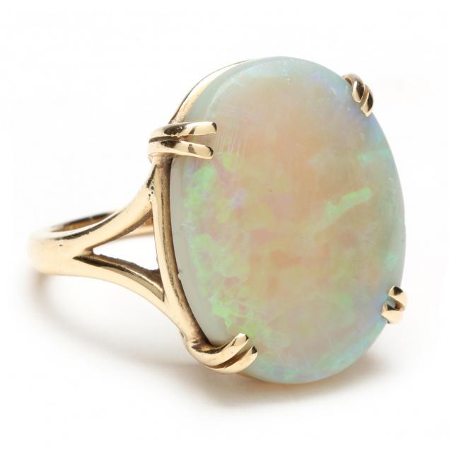 14KT Opal Ring (Lot 1071 - Session I: Estate Jewelry & Fashion Online ...