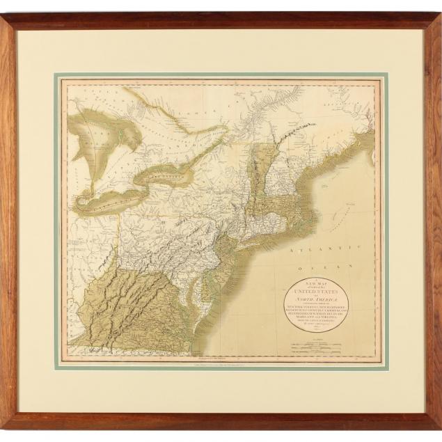 early-19th-century-english-map-of-the-eastern-seaboard-virginia-to-maine