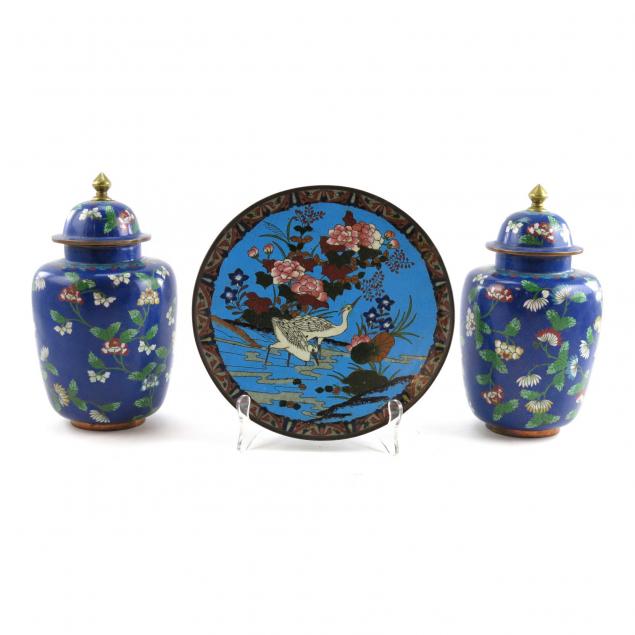 three-pieces-of-cloisonne