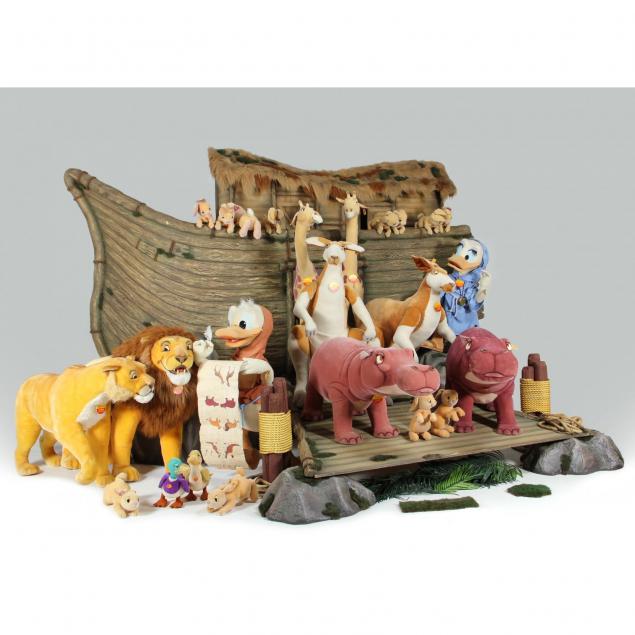 impressive-studio-size-noah-s-ark-one-of-a-kind-sculpture-steiff-for-disney